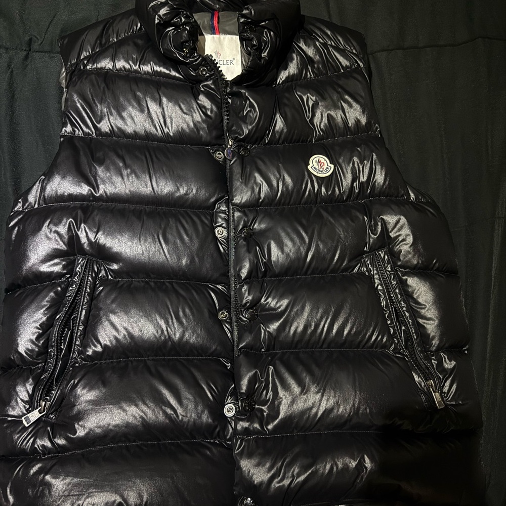 Moncler Shiny Black Puffer Jacket